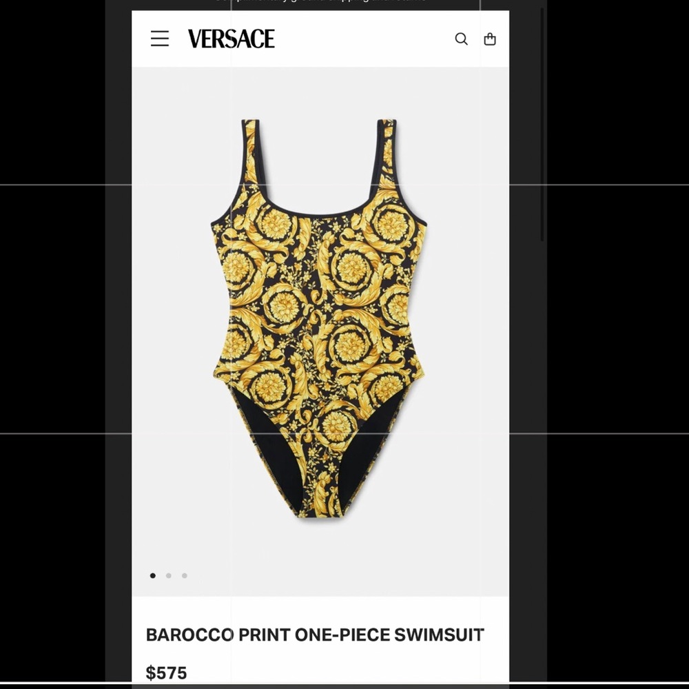 Versace Barocco Print Swim - One Piece
